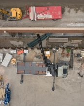 Werk in uitvoering op Station Groningen