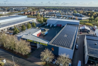 More than 320 solar panels at our main location!